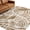 Brown, Tan, White, variant on Hallway Runner Rug 2'x6', Blue Striped Kitchen Runner Rugs Non-Slip Carpet Mats, Coastal Modern Abstract Stripes Aesthetic Bedside Rugs Runners Washable Floor Carpet for Bathroom Laundry Room