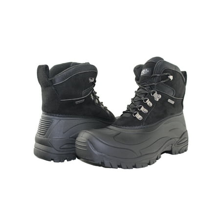 

OwnShoe Mens Ankle Snow Boots Waterproof Insulated Winter Warm Shoes for Men
