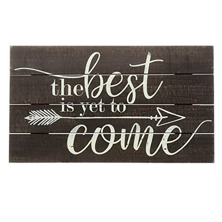Barnyard Designs The Best Is Yet To Come Rustic Wood Hanging Sign Decorative Wall Decor 17
