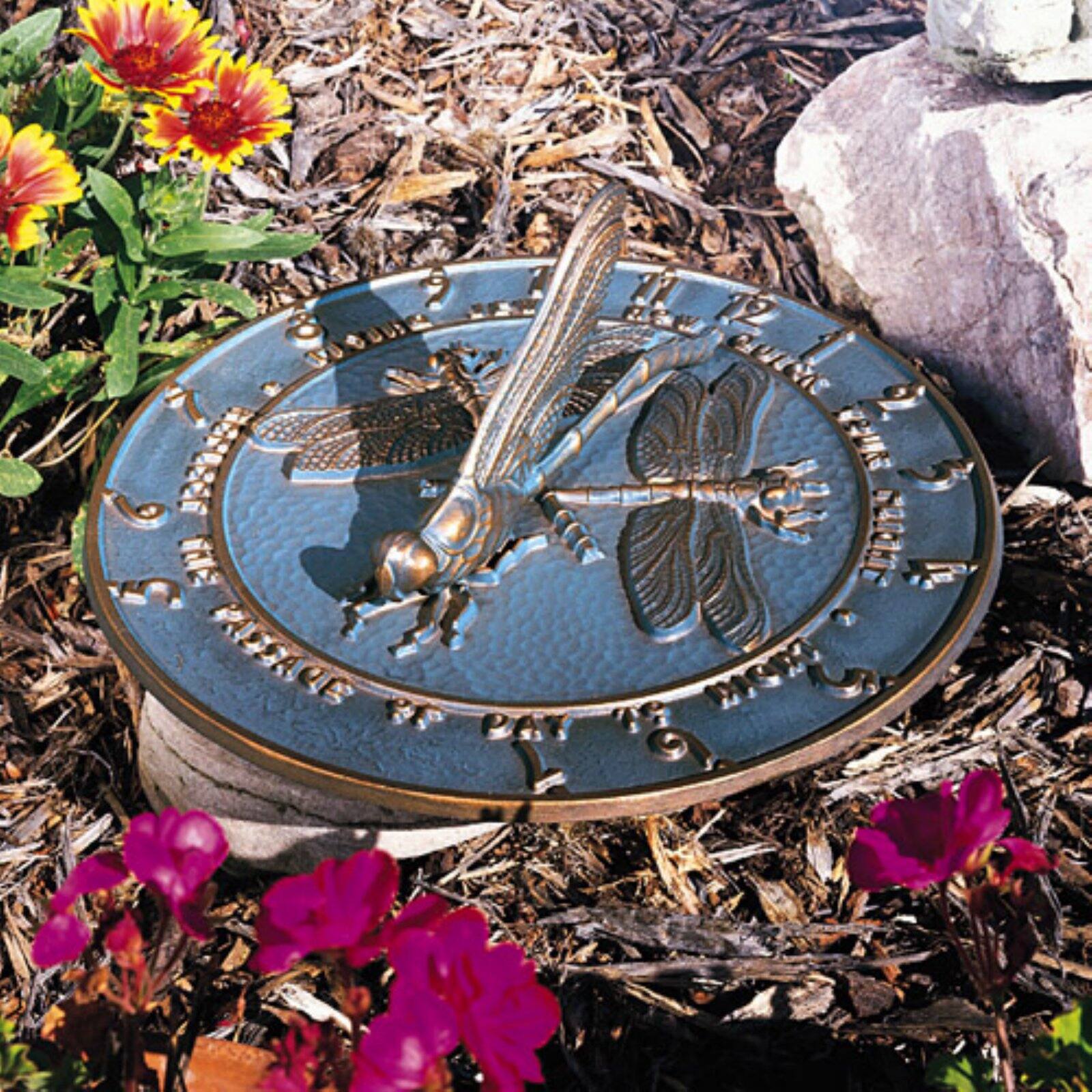 Dragonfly Sundial - French Bronze - image 2 of 2