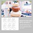 thumbnail image 3 of Worgeous FRCOLOR 6pcs Metal Picture Holders Clips Table Number Holders Desk Place Card Holders, 3 of 8