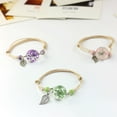 thumbnail image 4 of Bracelet Gypsophile Séché Ajustable Simple Bracelet Fleur Séchée Charme, 4 of 10