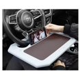 thumbnail image 5 of Car Steering Wheel Tray/Rear Seat Headrest Tray for Food Eating, Drinking and Writing Laptop, Gray Car Desk, 5 of 5