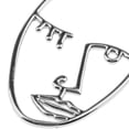 thumbnail image 4 of 10 Unids / pieza Hecho Hueco Tono Dorado Cara Collares Colgantes para Mujeres Accessry blanco Fernando Colgantes de la forma de la cara de DIY, 4 of 8
