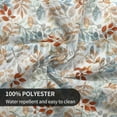 thumbnail image 6 of Fall Round Tablecloth 60 Inch Thanksgiving Autumn Harvest Table Cloth Orange Blue Watercolor Leaf Table Cover for Kitchen Dinner Picnic Home Party Outdoor, 6 of 6