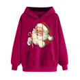 thumbnail image 1 of WILLBEST Sudadera con Capucha para Mujer, Estilo Navideño, con Estampado Navideño, Cuello Redondo y Manga Larga Diseño Holgado E Informal Chica​​, 1 of 3