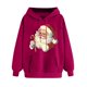thumbnail image 1 of WILLBEST Sudadera con Capucha para Mujer, Estilo Navideño, con Estampado Navideño, Cuello Redondo y Manga Larga Diseño Holgado E Informal Mediana, 1 of 3
