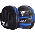 thumbnail image 6 of RDX Kids Focus Boxing Punch Mitts, Punching target, Punching pad Leather Curved Hook and Jab Target Hand Pads, Coaching Strike Shield for MMA, Blue, 6 of 8
