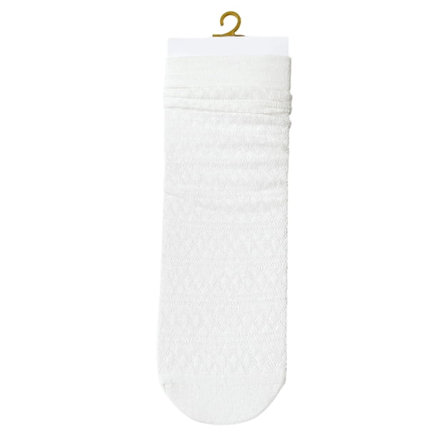 Calcetines de falda de bambú finos para mujer: calcetines redondos casuales de colores