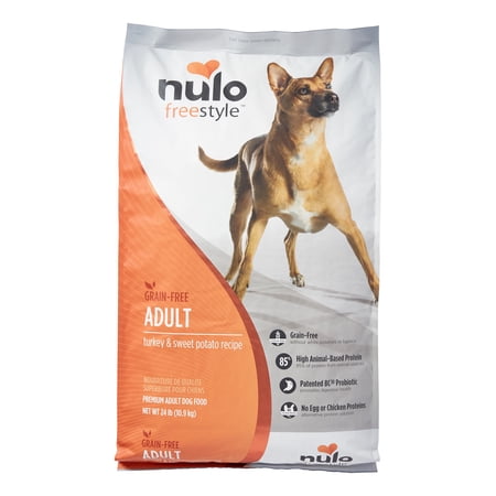Nulo Freestyle Grain-Free Turkey & Sweet Potato Dry Dog Food, 24 Lb
