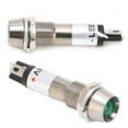 thumbnail image 3 of 10pcs LED Indicator Light,  Lamp Energy Saving  Light Bulb Indicator Stainless Steel Shell Mounting Hole 8mm DC 24V XD8-1, 3 of 8