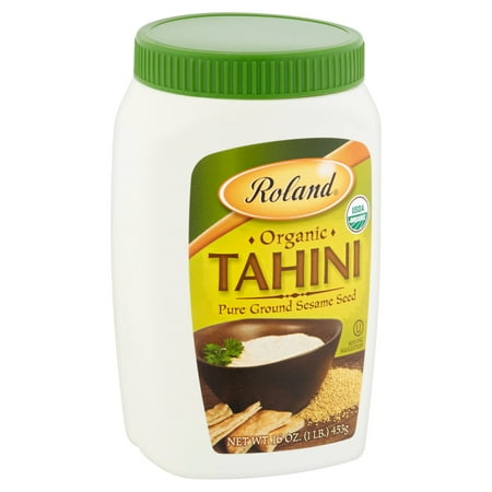 Roland Organic Tahini, 16 oz (Best Tahini For Hummus)