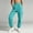 Green, variant on Women's Solid Color Jogger Pants, Elastic Drawstring Waist Casual Long Trousers with Dual Side Pockets, Comfort Loose Fit Bottoms for Sports and Daily Wear Purple XL(XL)