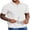 White, variant on COOFANDY Mens Polo Shirts Short Sleeve Cotton Pique T-Shirts 2 Buttons Casual Performance Golf Shirts