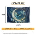 thumbnail image 6 of SEANATIVE Floral Moon Butterfly Tapestry Aesthetic Tapestry for Kitchen Home Wall Tapestry Small Tapestry 36H*24W Inches Small Tapestry for Living Room Dorm Office, 6 of 6