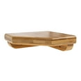 thumbnail image 4 of 1 Set Corner Wall Shelf Punch Free Bamboo Wall-mounted Floating Corner Shelf, 4 of 8
