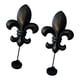 thumbnail image 1 of Apliques decorativos de pared de hierro forjado, candelabros de pilar colgantes rústicos vintage Negro, 1 of 8