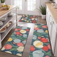 thumbnail image 2 of Pioneer Flower Floral Print Pattern Kitchen Rugs Sets Of 3,Kitchen Runner Rugs Non Skid Washable,Decorative Kitchen Floor Mats for Kitchen,Sink,Laundry,17"x30"+ 17"x47" + 17"x59", 2 of 6