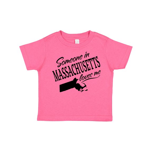 Inktastic Someone in Massachusetts Loves Me Boys or Girls Toddler T-Shirt