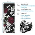 thumbnail image 2 of Pioneer Flower Floral Print Pattern Hot Yoga Mat Towel Non Slip for Hot Yoga - Quick-Drying Yoga Mat Cover with 4 Corner Pockets with Travel Bag - Hot Yoga Towel Non Slip 70"x26", 2 of 6