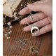 thumbnail image 4 of Pendientes GÓTICOS bohemios de sol y Luna yuxing, 4 of 5