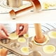 thumbnail image 2 of Xiao Hua Batidor de tartas, batidor de masa de doble cara, molde de madera para tartas, empujador de masa para cocina, fiestas, utensilios de repostería, 2 of 5