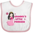 thumbnail image 3 of Inktastic Grammy's Little Princess Girls Baby Bib, 3 of 4