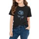 thumbnail image 3 of Blusas y camisas de manga corta con cuello redondo para niños y niñas, camisetas gráficas de manga corta, blusas con estampados bonitos para la temporada escolar., 3 of 8
