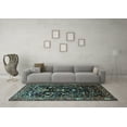 thumbnail image 3 of Ahgly Company Indoor Rectangle Persian Light Blue Traditional Area Rugs, 5' x 8', 3 of 4