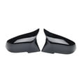 thumbnail image 2 of Wzmzjy 2 Pieces Rearview Mirror Covers Car Exterior Automotive Accessories Replacement Bright Black, 2 of 9
