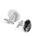 thumbnail image 3 of Snowman Elegant Cufflink Sets for Formal Attire Made of Stainless Steel Ideal for Special Occasions by Silver Jewelry Cufflinks, 3 of 6