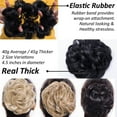 thumbnail image 4 of Extensions de Chignon Synthétiques Chouchous Désordonnés Pièces de Cheveux pour Femmes Beigne Chignon, 4 of 6