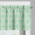 thumbnail image 5 of Ambesonne Mint Valance & Curtain, Circles Vintage Pastel, 55"x30", Mint and Pale Green, 5 of 6