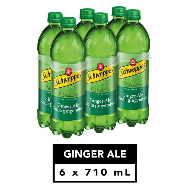 Schweppes* soda gingembre – 6 bouteilles  de 710 ml 6x710mL