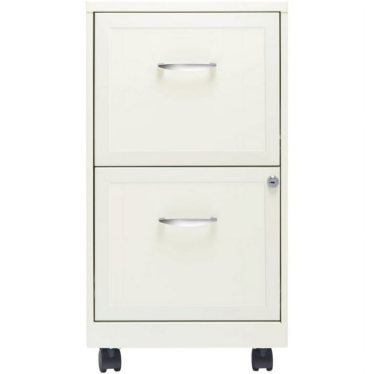 Scranton & co 2 drawer steel mobile file cabinet in on sale pure white
