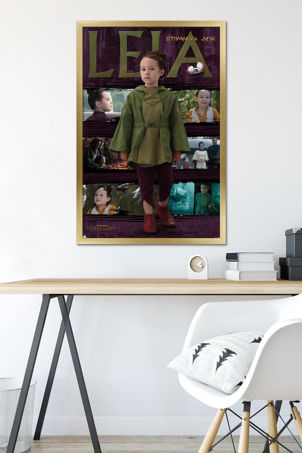 Star Wars: Obi-Wan Kenobi - Princess Leia Wall Poster, 22.375" x 34" Framed