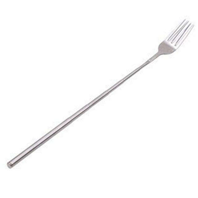 Less Than 5 Tableware BBQ Telescopic Extendable Dinner Fruit Dessert Long Handle Fork Stainless Cutlery Stainless Dinner Fork