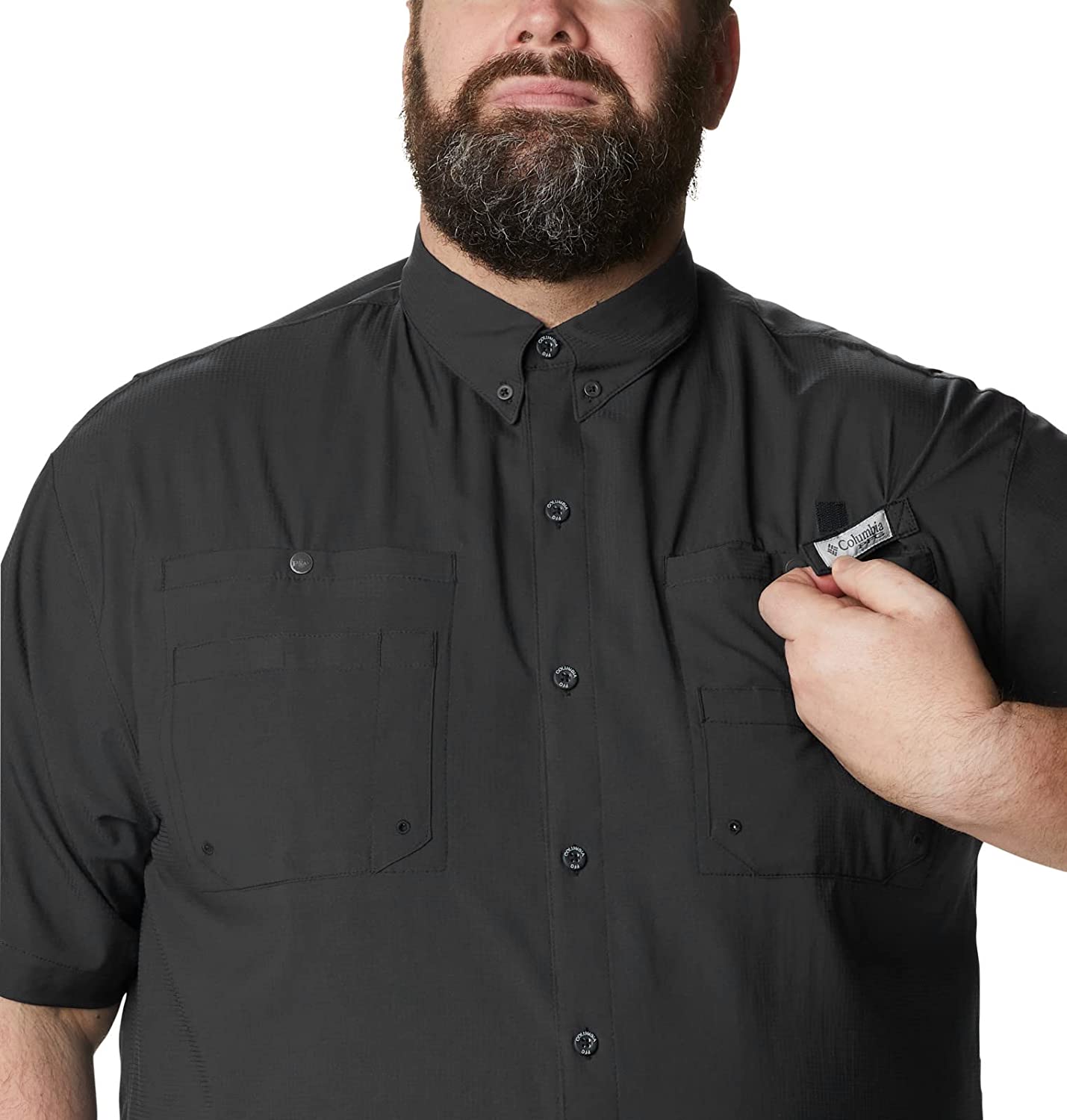 Mens PFG Tamiami II Short Sleeve Shirt - Tall - image 4 of 9