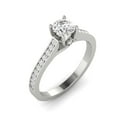 thumbnail image 3 of 1/2ctw Diamond Engagement Ring in 10k White Gold, 3 of 4