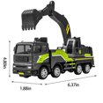 thumbnail image 3 of Diecast Metal Construction Vehicle Toy, Inertia Powered Cement Mixer Truck or Excavator or Dump Truck, Push and Go for 3+ Years, Size 6.69x5.12x1.97 Inch, 3 of 7
