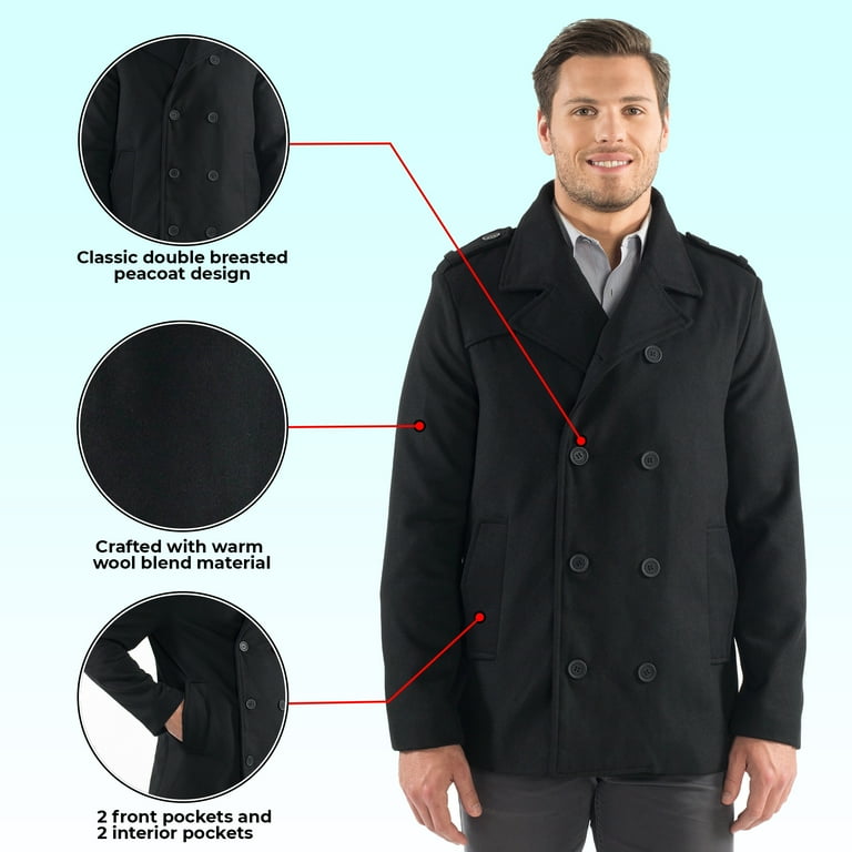 15 Stylish Peacoats for Men 2021 - Best Men's Peacoats to Complete Any  Outfit