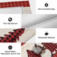 thumbnail image 5 of Merry Christmas Outdoor Rug 3x5 Ft, Non Slip Washable Area Rug, Gnomes Red Xmas Tree Buffalo Plaid Vintage Patio Rugs Carpet Runner, Large Floor Mat for Indoor/Outdoor Deck Porch Camping, 5 of 8