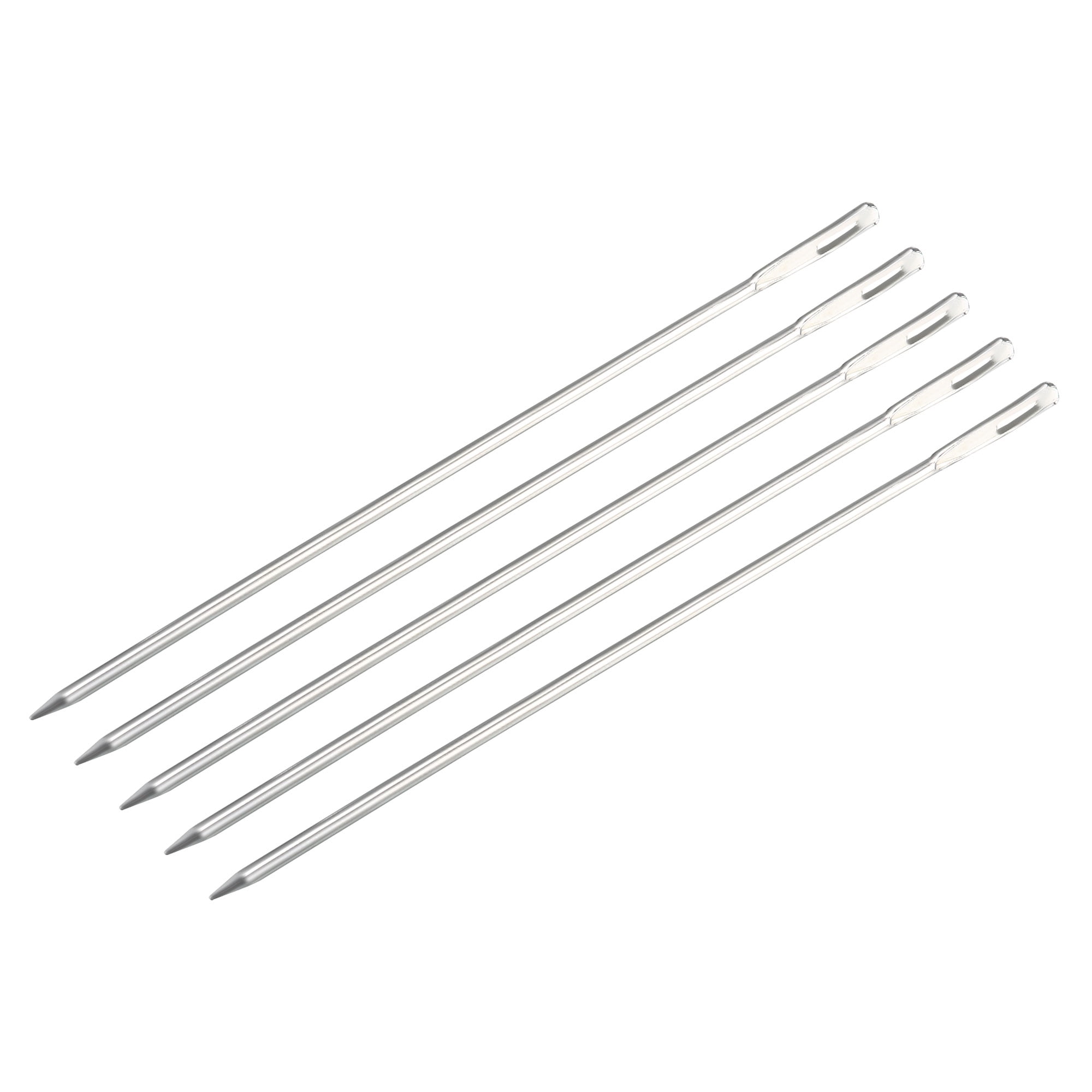 Uxcell Metal Sewing Needles for Canvas 5 Pack 5.7 Length