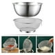 thumbnail image 5 of WORGEOUS 2 uds colador de acero inoxidable cesta colador cesta para lavar verduras cesta lavabo de Metal, 5 of 8