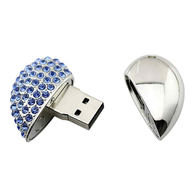 Unidad flash USB creativa en forma de corazón de 64 GB