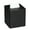 Black, variant on PU Leather Tissue Box Cover Square Tissue Box Holder with Magnetic Closure