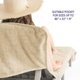 thumbnail image 4 of Funda para Chaise Lounge Americana de Lino Suave 86x32cm Beige Terry, 4 of 7