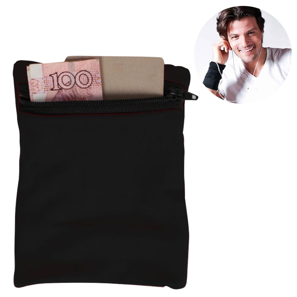 Travel Wrist Wallet Pouch With Zipper Pocket For Cash, Cards, Money. Made For Travel, Running