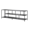 thumbnail image 3 of Pemberly Row Modern Wood/Metal TV Stand for TVs up to 70" in Black, 3 of 8