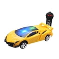 thumbnail image 2 of Coche con control remoto Baoblaze Coche Deportivo eléctrico escala 1:24 Amarillo, 2 of 8